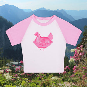 Hen on Nest Baby Tee