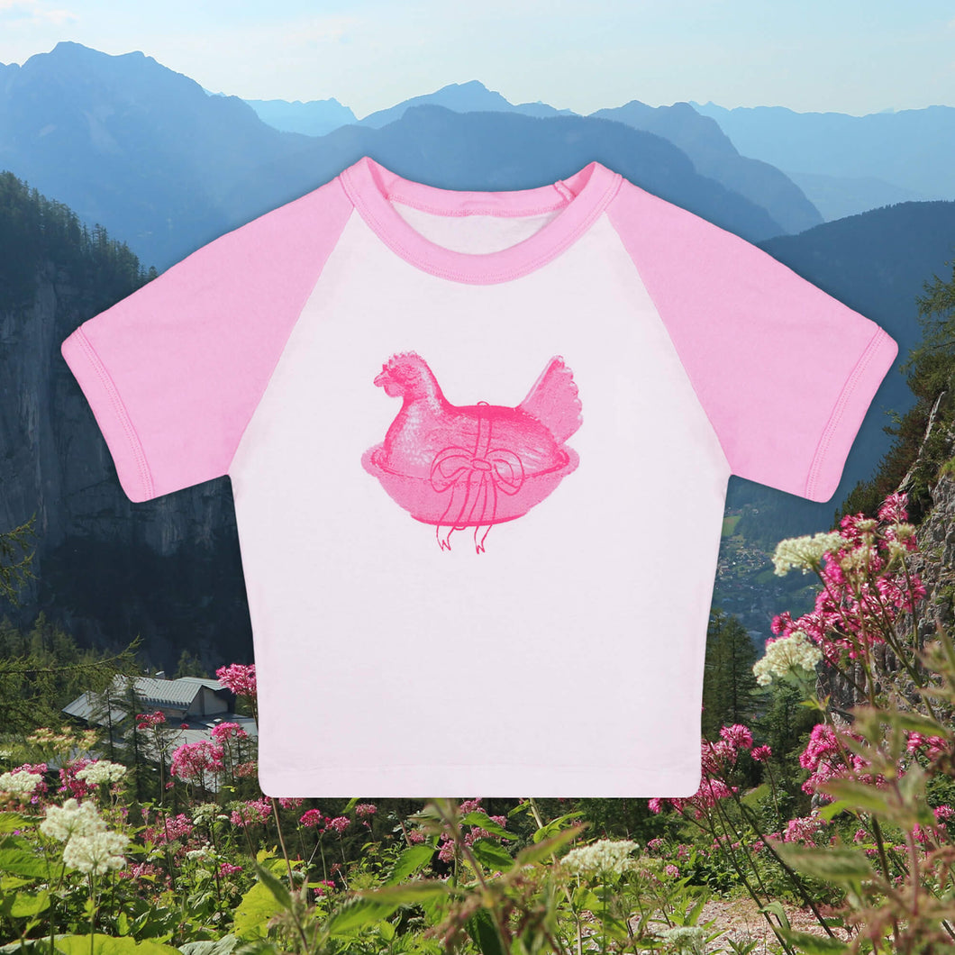 Hen on Nest Baby Tee