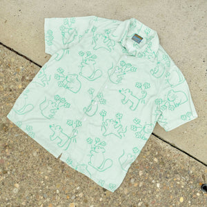 Flower Rodent Button-Up