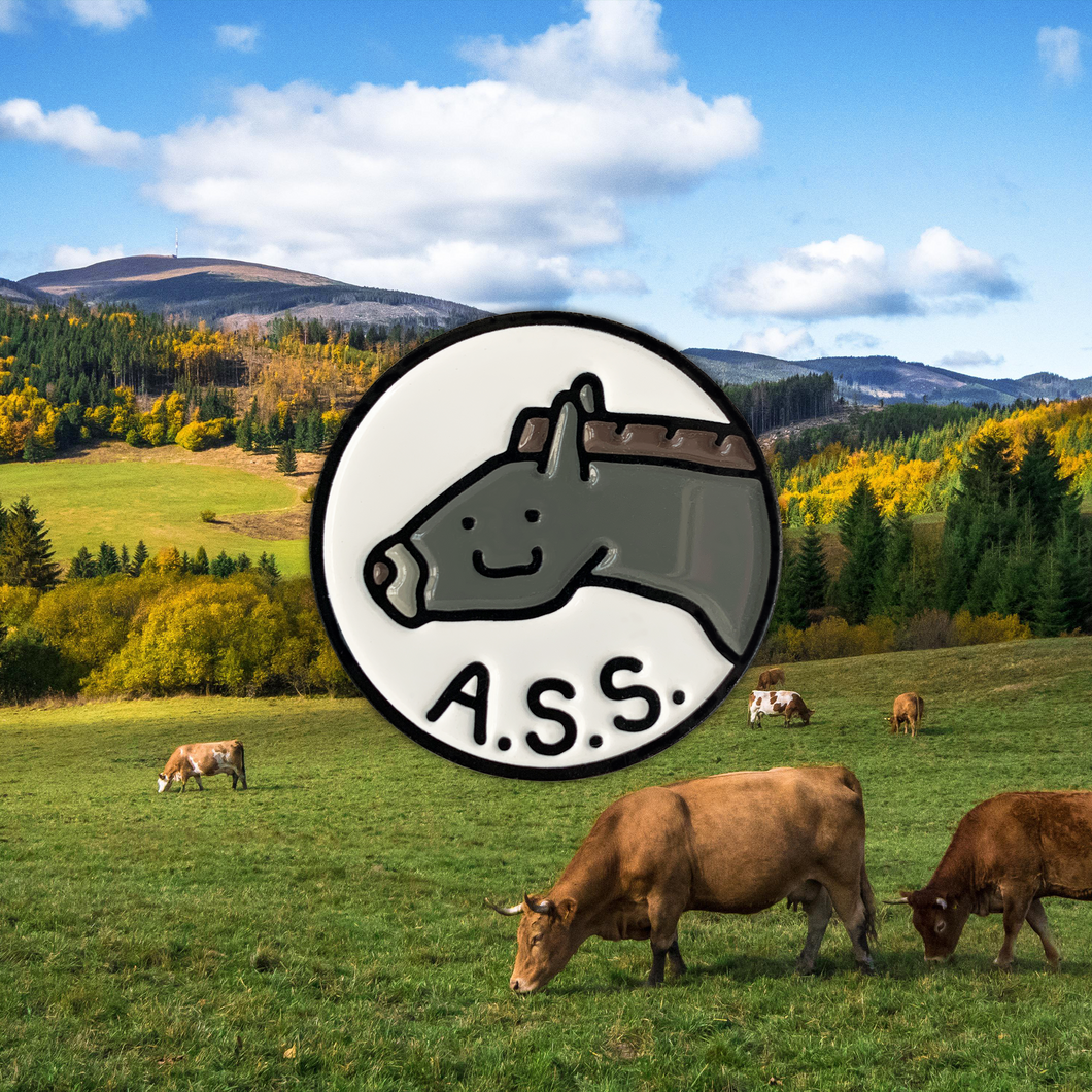 A.S.S. Logo Pin