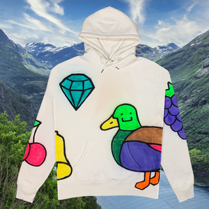 Airbrushed Lucky Duck Hoodie