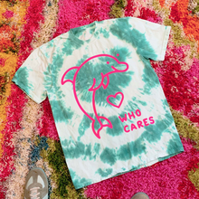 Load image into Gallery viewer, Tie Dye Apathy Dolphin Tee
