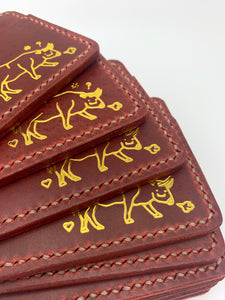 Leather Card Wallet (mahogany)