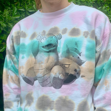 Load image into Gallery viewer, Tie Dye Bootleg Crewneck (Lazy Guy)