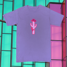 Load image into Gallery viewer, Cowboy Cactus Tee (purple)